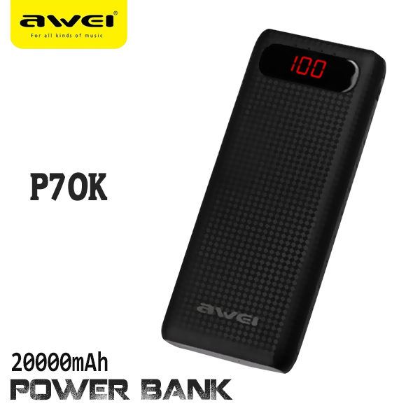 POWER BANKA AWEI 20000 mAh