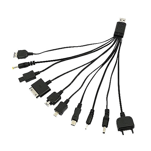 UNIVERZÁLNÍ USB NABÍJEČKA 10v1