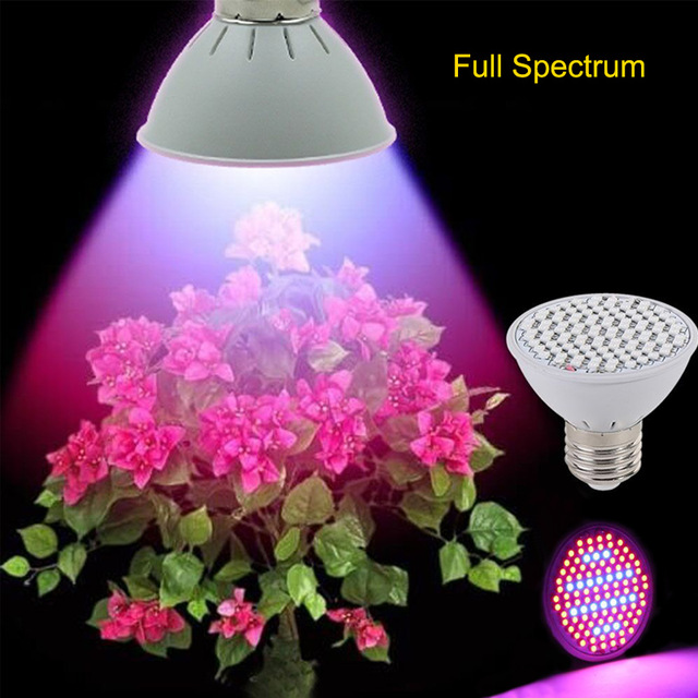 LED ŽÁROVKA NA RŮST KVĚTIN 10W 106 LEDs Full Spectrum